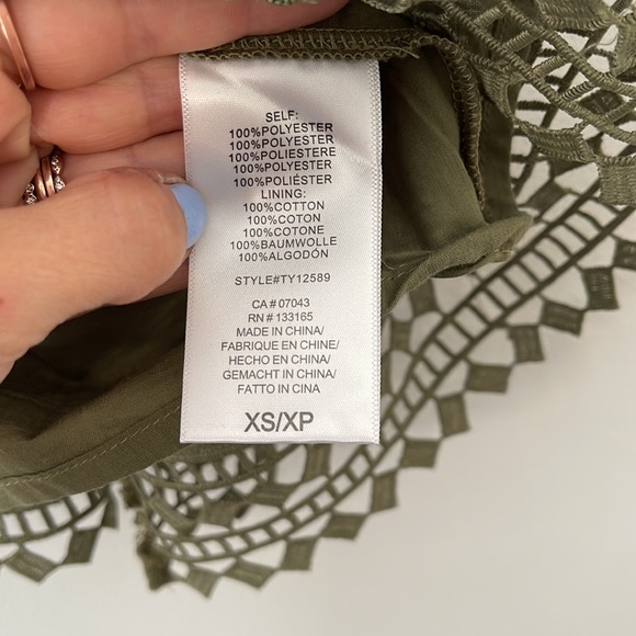 Anthropologie ERI + ALI Ruffled Lace Tank NEW WITH NO TAGS - Picture 10 of 11